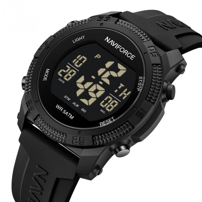 Naviforce Europe Black Men’s Tactical Watch