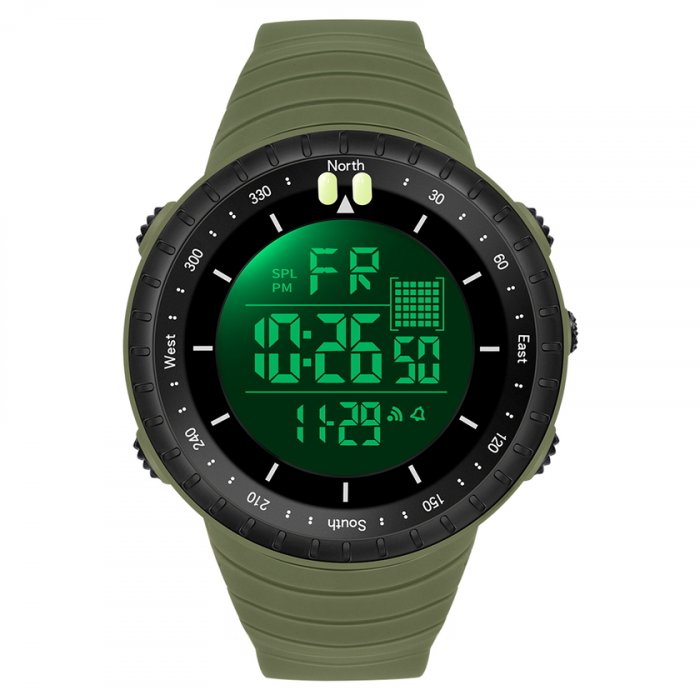 Sanda Bike Green Men’s Tactical Watch