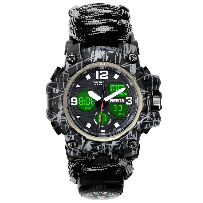 Besta Life Pro Grey Men’s Tactical Watch