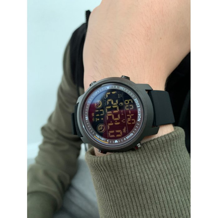 North Edge Laker Black Men’s Tactical Watch